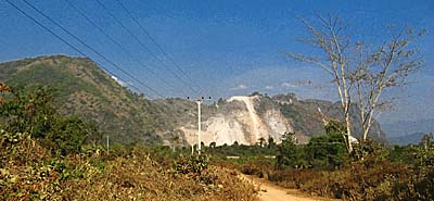 Stone Quarry near Vang Vieng by Asienreisender
